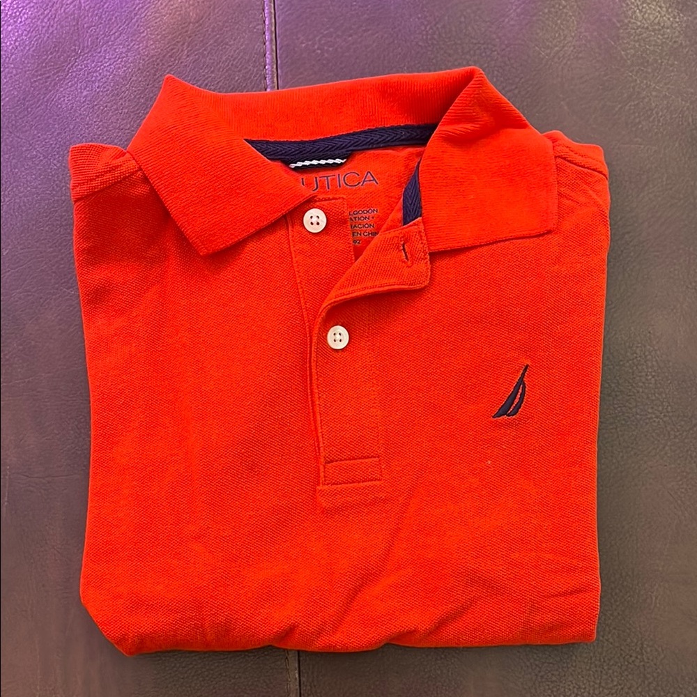 Nautica boy’s orange Polo Shirt